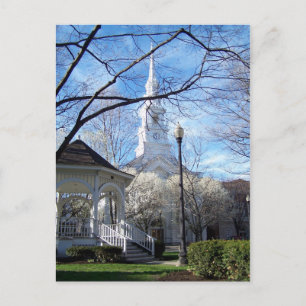 Cartão Postal Praça Central, Keene, NH 1