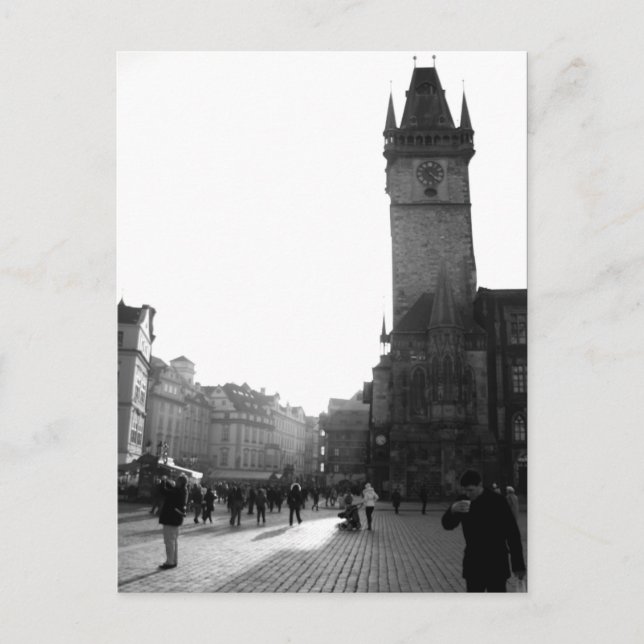 Cartão Postal Praça da Cidade Antiga - PRAGA (Frente)