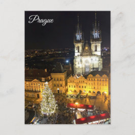 Cartão Postal praça da cidade velha de Praga