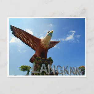 Cartão Postal praça de águia-langkawi