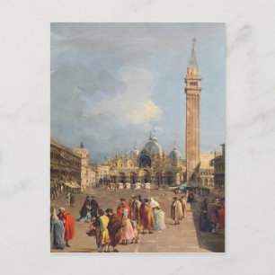 Cartão Postal Praça de São Marcos, Veneza, c.1760