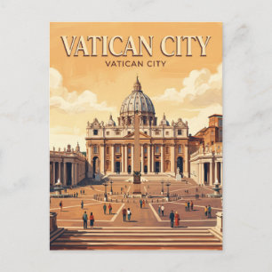 Cartão Postal Praça de São Pedro Cidade do Vaticano