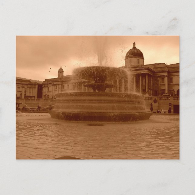 Cartão Postal praça de Trafalgar (Frente)