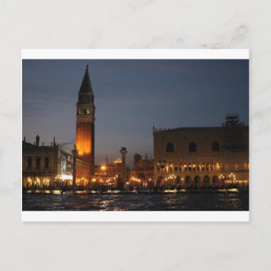 Cartão Postal Praça de Veneza San Macro: Cartaz noturno