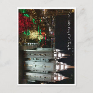 Cartão Postal Praça do Templo LDS do Lago Salt