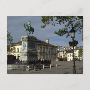Cartão Postal Praça Guillaume II, Luxemburgo