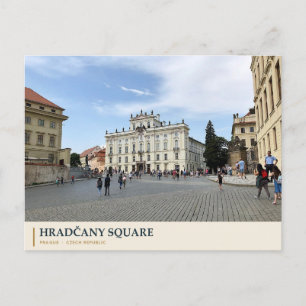 Cartão Postal Praça Hradčany em Praga