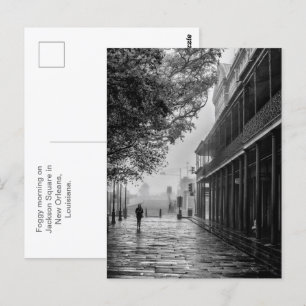 Cartão Postal Praça Jackson Square, caminhada matinal