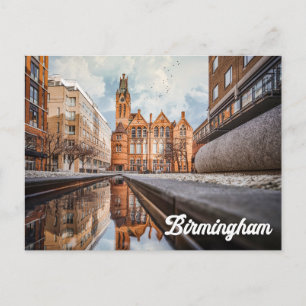 Cartão Postal Praça Oozells, Birmingham, Inglaterra