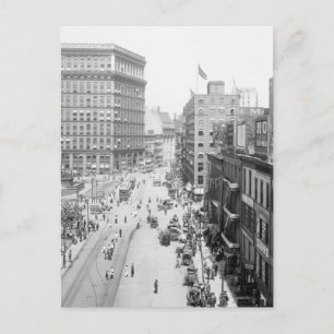 Cartão Postal Praça Pública, Cleveland: 1915