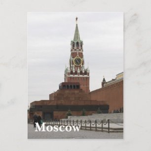 Cartão Postal Praça Vermelha. Moscou, Rússia