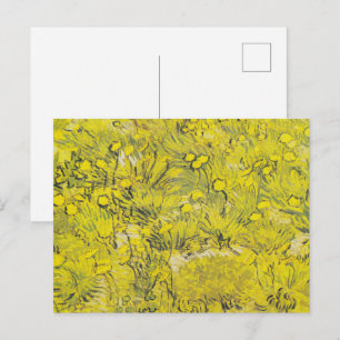 Cartão Postal Prado de Van Gogh - Flores Silvestres Amarelas Vib