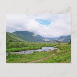 Cartão Postal Prado no Parque Nacional da Montanha Rocky