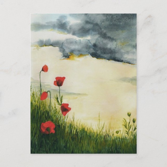 Cartão Postal prados de verão (Frente)