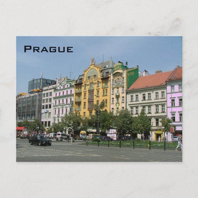 Cartão Postal Praga (Frente)