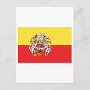 Cartão Postal Praga Flag