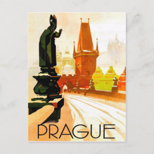 Cartão Postal Praga, monumento do papa, República Tcheca