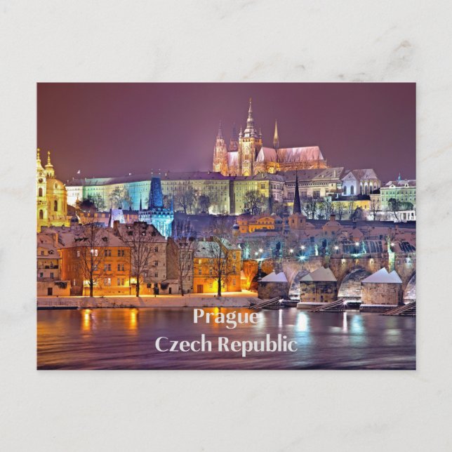 Cartão Postal Praga, República Checa (Frente)