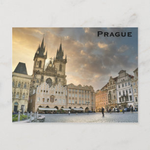 Cartão Postal Praga República Checa Antiga Viagem Foto