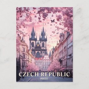 Cartão Postal Praga República Checa Viagem