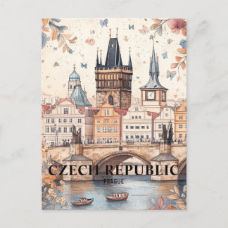 Cartão Postal Praga República Checa Viagem
