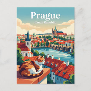 Cartão Postal Praga República Tcheca