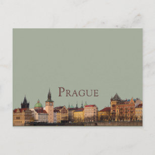Cartão Postal Praga: Skyline Cidade Antiga
