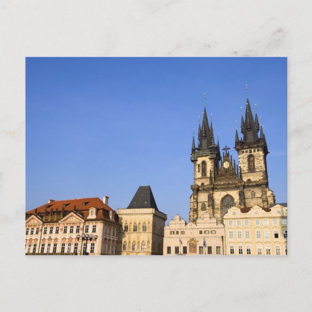 Cartão Postal Praga Velha Cidade na República Checa (Frente)