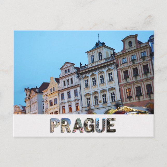 Cartão Postal Praga Viagem da Cidade da República Checa Foto (Frente)