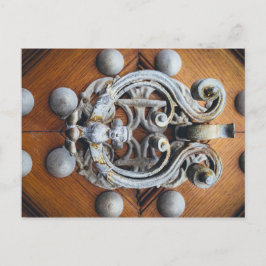 Cartão Postal Prague Door Knocker