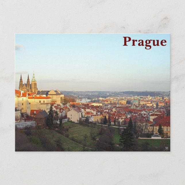 Cartão Postal Prague panorama (Frente)