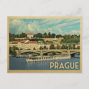 Cartão Postal Prague Postcard República Checa Viagens vintage