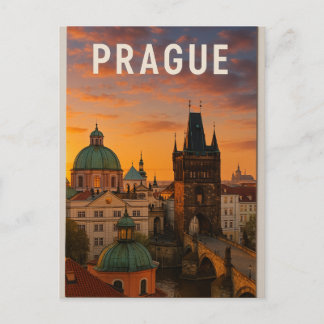 Cartão Postal Prague – The City of a Hundred Spires
