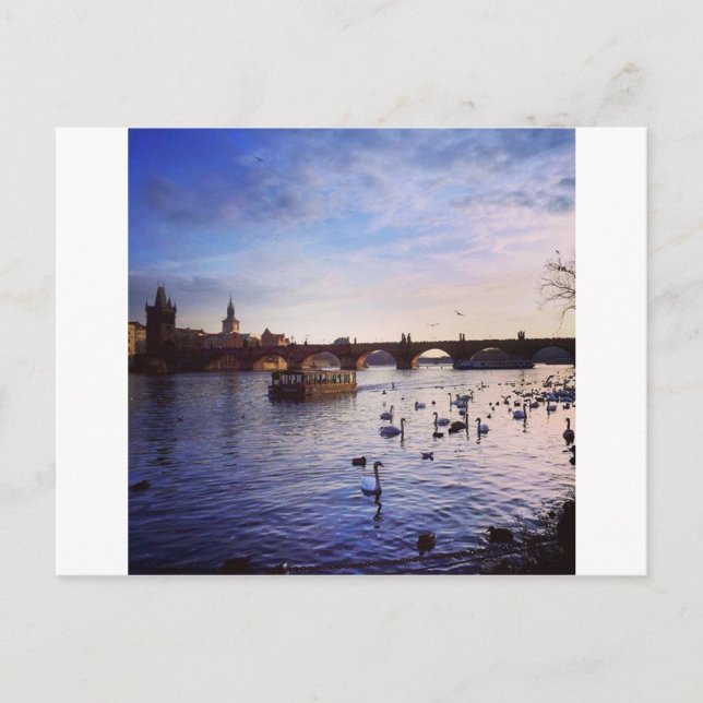 Cartão Postal Praha (Frente)