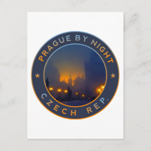 Cartão Postal Praha da Noite