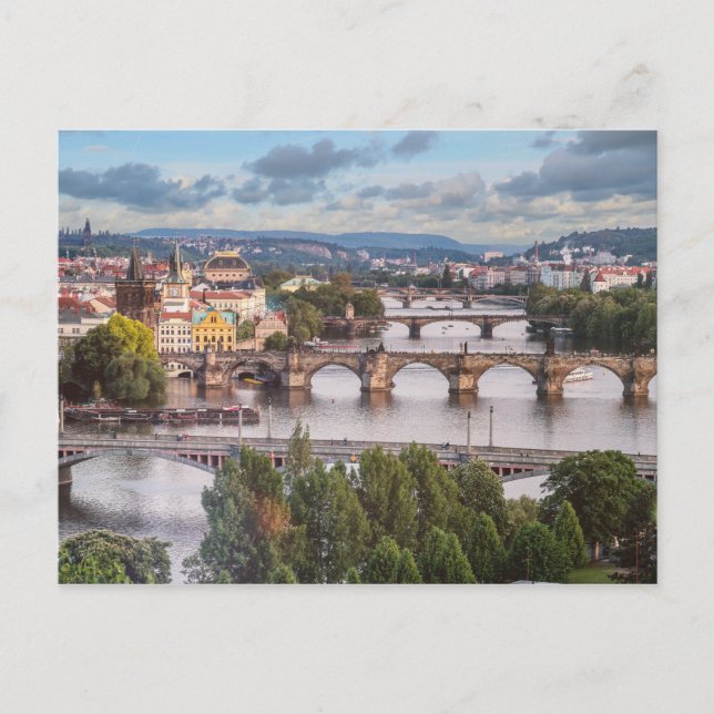 Cartão Postal Praha, Eslováquia (Frente)