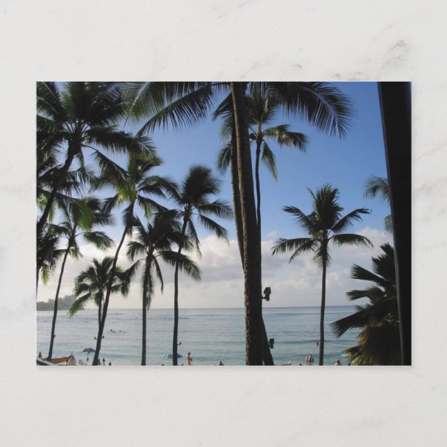 Cartão Postal Praia (Frente)