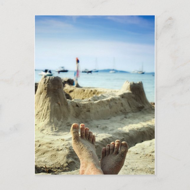 Cartão Postal Praia (Frente)