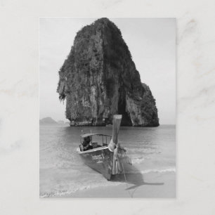 Cartão Postal Praia 3 de B&W Krabi