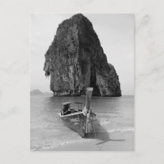 Cartão Postal Praia 3 de B&W Krabi