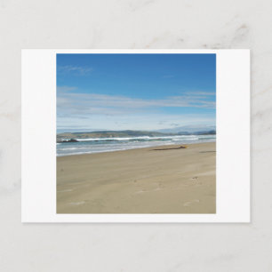 Cartão Postal praia básica - quadrado