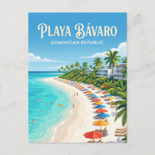 Cartão Postal Praia Bávaro República Dominicana