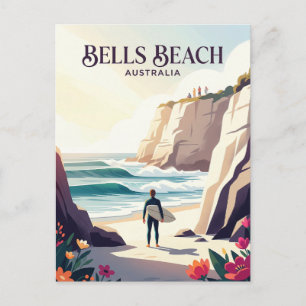Cartão Postal Praia Bells Austrália