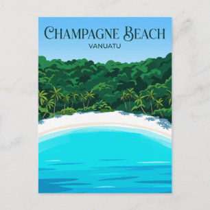 Cartão Postal Praia Champagne Vanuatu