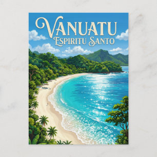 Cartão Postal Praia Champagne Vanuatu