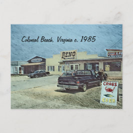 Cartão Postal Praia Colonial, Virgínia c. 1985