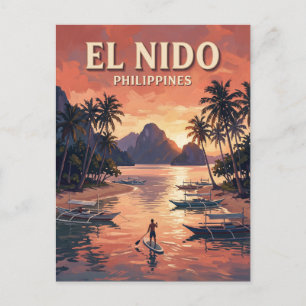 Cartão Postal Praia Corong Corong El Nido Filipinas