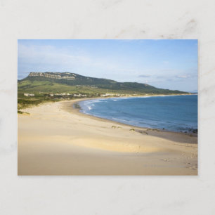 Cartão Postal Praia Costeira Ao Longo Da Costa Perto De Tarifa