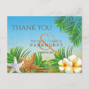 Cartão Postal Praia Costeira - Obrigado