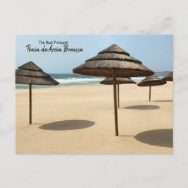 Cartão Postal Praia da Areia Branca Shade Portugal